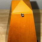 Vintage Seth Thomas Metronome Working Condition Wind Up Wood Pyramid 9 