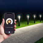 Atomi Smart Color Changing Led Pathway Lights  4-pack Starter Kit Outdoor New