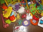 Vintage Modern Toy Lot Junk Drawer Mixed Small Toys Figures Games Parts  3