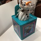 Works-disney Frozen 2  Olaf Jack In The Box Music Box Toy  Excellent Condition 