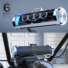 Waterproof Motorcycle Stereo 6 Speakers Audio System Bluetooth 300w Amp Fm Radio