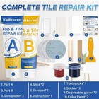 Porcelain Repair Kit  Fiberglass Tub Repair Kit  Tile And Bathtub Repair Kit For