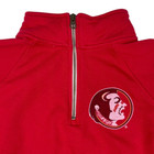 Homefield Florida State Seminoles Team Logo Quarter-zip Fleece Pullover Men s L