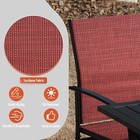 5 Piece Outdoor Dining Set Patio Furniture Set Round Table For Garden