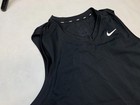 Nike Sleeveless Softball Jersey Women s Medium Black Hq6426-010 Black Dri-fit
