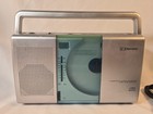 Emerson Pd-5098 Portable Am fm Radio Cd Player Silver With Power Cord  Works  