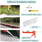 Pangch Bird Spikes stainless Steel Bird Spikes Metal Bird Spikes Fence Spikes E