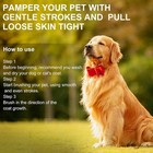 Pet Grooming Brush Dog Cat Undercoat Rake Double Sided Deshedding Tool Blue