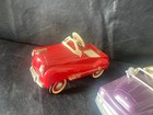 Vintage Cars Lot Pedal Car Truck Coin Bank Ertl Tonka Hallmark W  Iron Wagon