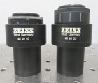 C195480 Lot 2 Carl Zeiss W10x 23 Focusing Microscope Eyepieces  46 40 03 