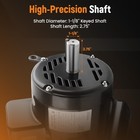 7 5hp Air Compressor Electric Motor 3450 Rpm 184t 1-1 8  Keyed 208   230v Odp