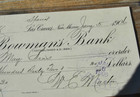 1906 Las Cruces New Mexico Terr  dona Ana Co   bowmans Bank  Martin Signed Check