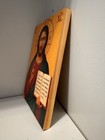 Wooden Icon Of Jesus Christ        i Am The Light Of The World   