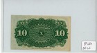 1863 10c Ten Cent Fractional Currency Bank Note In Choice Unc Condition  bh01331