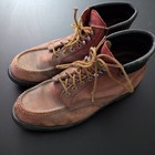 Vintage Red Wing 204 Work Boots Moc Toe Size Mens 11 E Super Sole Made In Usa