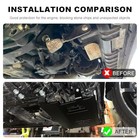 Motorcycle Skid Plate Fit For 2024-up Harley Touring Cvo Road Glide Black