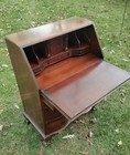 Unique Early 1900 s Maddox Table Mahogany Drop-front Secretary Desk      Shippable