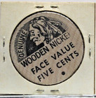 Vintage Wooden Nickel Williamsburgh Oh 180 Th Anniversary 1796-1976 1776-1976