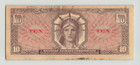 Usa Mpc 10 Dollars Series 641  1965-68  887 3 3rd Printing  Ef au  J16499569j
