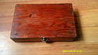 Set Of 5 Vintage Molding Knives In Homemade Wood Case