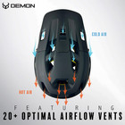 Demon United Podium X Mips Full Face Mountain Bike Helmet- Removable Fit Pad Opt