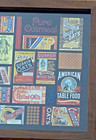 Vintage Quaker Oats Cedar Rapids Ia Employee Recognition Framed Label Art