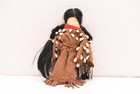 Antique Native American Plains Sioux Lakota Beaded Doll Cowrie Shells Cones 11 