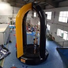 Inflatable Bungee Jump Game Airtight Bounce Jumping Trampoline For Adults