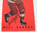 Bill Gadsby 1994 Parkhurst Tall Boys  54 Autographed Hockey Cards Red Wings Coa