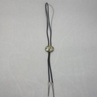 Vtg Western Cowboy Bolo Tie Wolf Howling At Moon Road Runner Southwest Two Tone