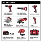 Milwaukee 2696-26 M18 High Performance Cordless Red Lithium-ion 6-tool Combo Kit
