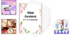 32 Sheets Heavyweight White Cardstock 8 5  X 11  For Invitations   Diy Projects