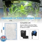 10 Pack Small Filter Cartridges Compatible With Aqueon  Fish Tank Filters Car