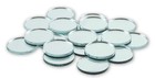 100 Mini Round Craft Mirrors - 1 Inch Mosaic Tiles  Bulk 100 Pieces For Diy Proj