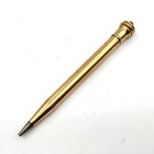 Vtg Wahl-eversharp Gold-filled Twist Pencil 4  Mini Plain Ring Top
