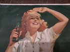Ww2 Wwii 1941 Coca-cola Calendar Sheet  face The Sun Refreshed  Original 1940s