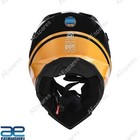 Optimus Dual Sport Himalayan Helmet Black   Gold For Royal Enfield Rider Ecs