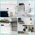 Paper Towel Holders  Self Adhesive Or Drilling Paper Towel Holder Under Cabinet 