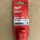 Milwaukee 2-5 8 In  X 11-3 8 In  Sds-max Core Bit