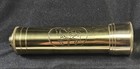 Vintage 1970s Brass Kaleidoscope With Carousel Horse Engraved   Wooden Stand