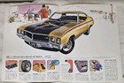 1970 Buick Gsx Print Ad Foldout Brochure Classic Limited Edition Muscle Car 