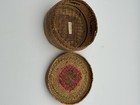Vintage Nootka Makah  Native American Lidded Basket 4    As Is  Inner Rim Wear