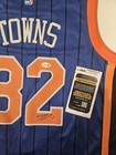 Karl Anthony Towns Signed Autographed Jersey New York Knicks Jsa 
