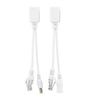 10 Pair Ip Camera Poe Rj45 Cable Power Over Ethernet Adapter Injector   Splitter