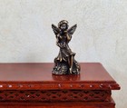 Dollhouse Bronze Fairy Statue 1 12 Scale Dollhouse Miniature Garden