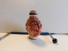 19th Century Chinese Carved Perfume snuff Bottle As Shown