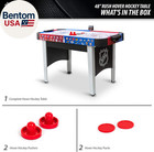 48  Mid-size Nhl Rush Indoor Hover Hockey Game Table  Easy Setup  Air-powered Pl