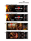 Scream 7 Custom Designed Commemorative Movie Ticket