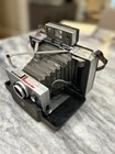 Vintage Polaroid Land Camera Automatic 100  Good Condition  W  Leather Strap