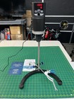 Crispaire Lc-es-120sh Digital Overhead Lab Stirrer Mixer 100-2000rpm W  Stand